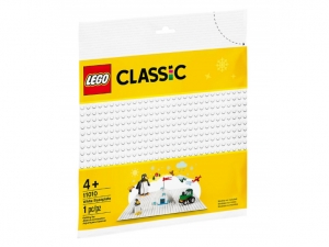 LEGO® Classic 11010 - Biela podložka na stavanie